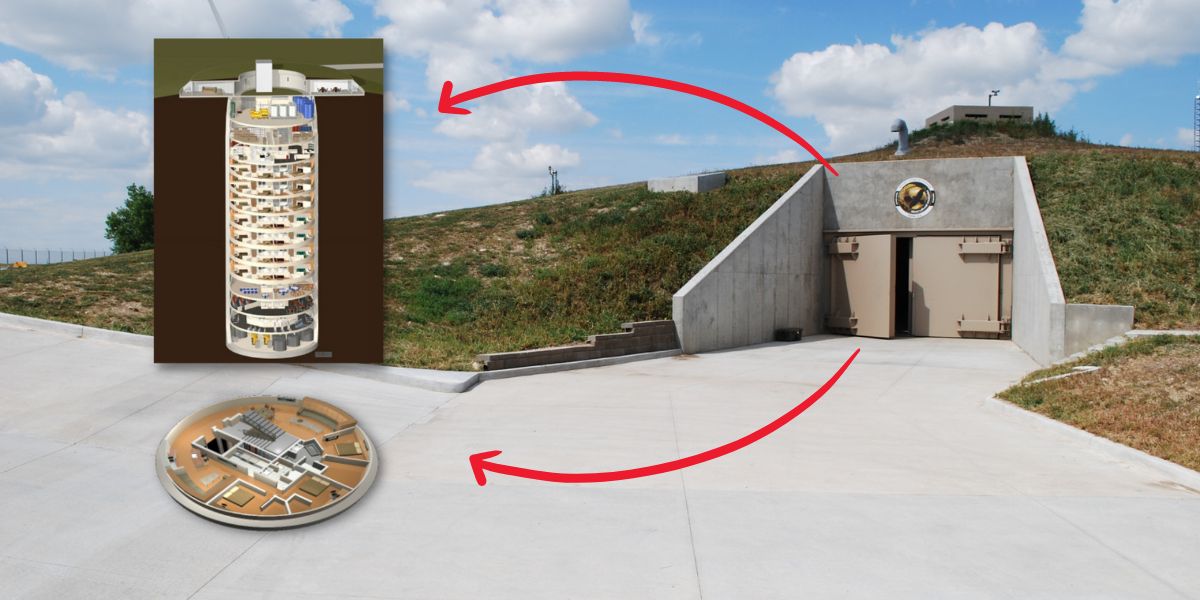 They Turned a Giant Doomsday Bunker into Luxury Apartments Gold